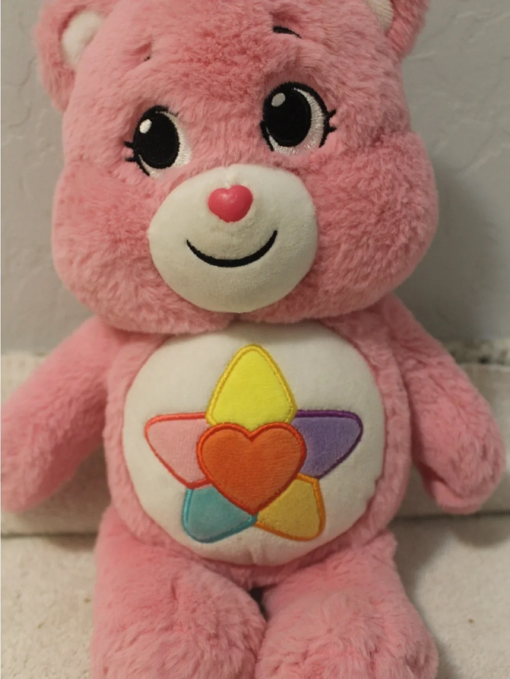 2022 Care Bear True Heat Bear Pink Stuffed Animals Cuddle Plush Doll 13